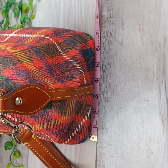 Dooney & Bourke Plaid Windsor Celeste Satchel - Picture 4 of 14